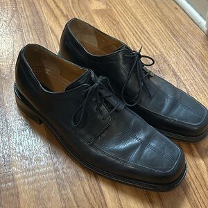 Bostonian Black Leather Lace up Oxfords SZ 10 M